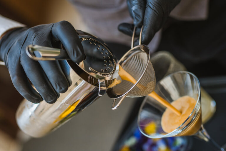 Preparation of an espresso martini