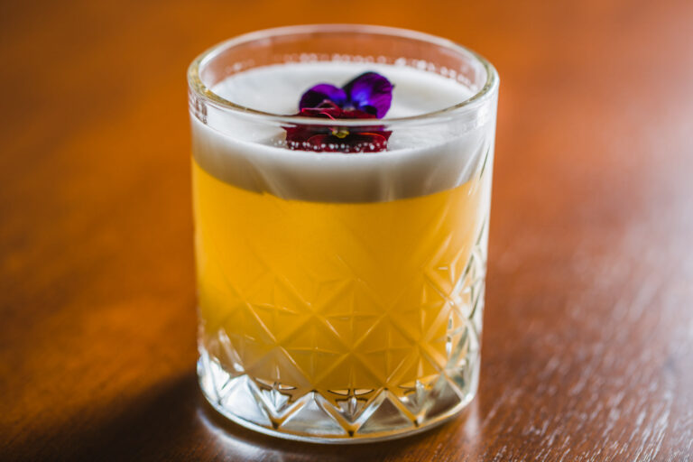 A cocktail, artistic shot