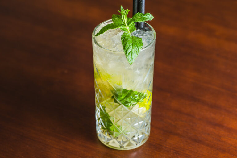 A cocktail, artistic shot