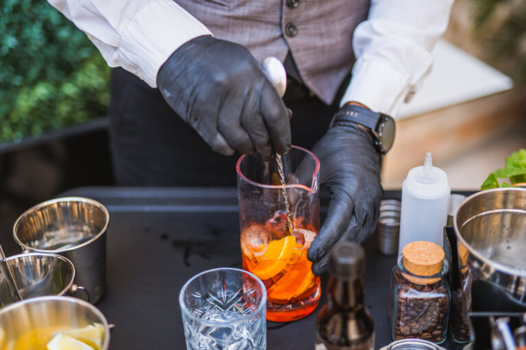 Preparation of cocktail