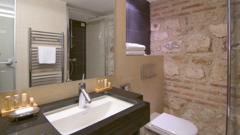 Standard room bathroom